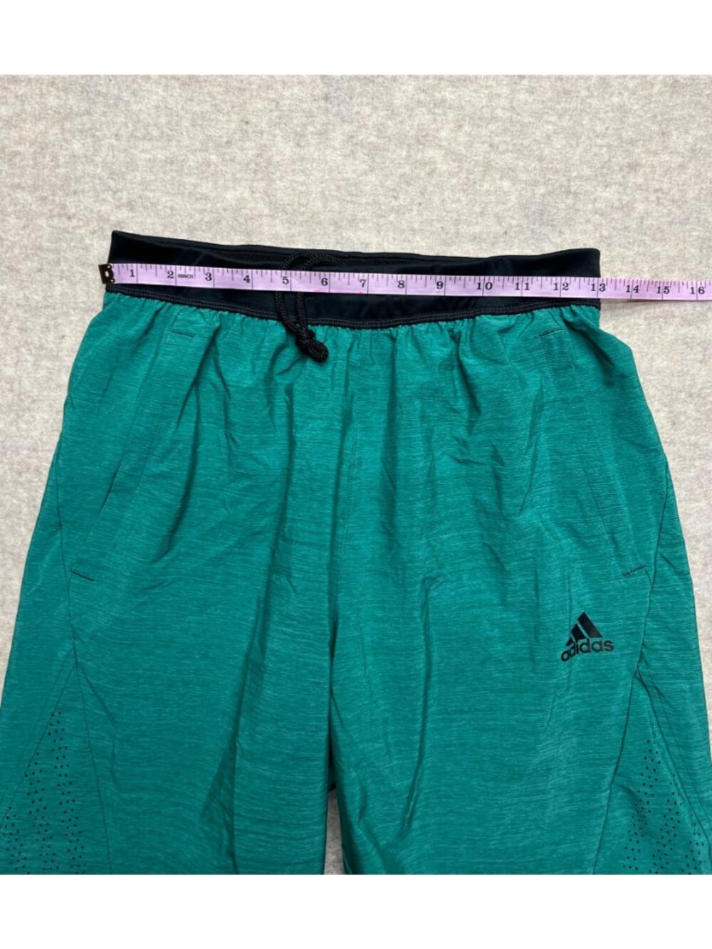 Adidas Men's Green Athletic Activewear Shorts Size Small - Picture 7 of 8